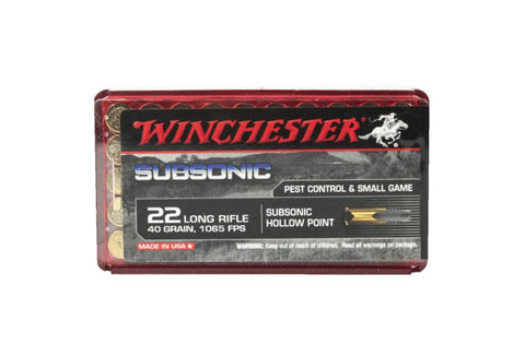 Winchester Subsonic 22 long 40gr