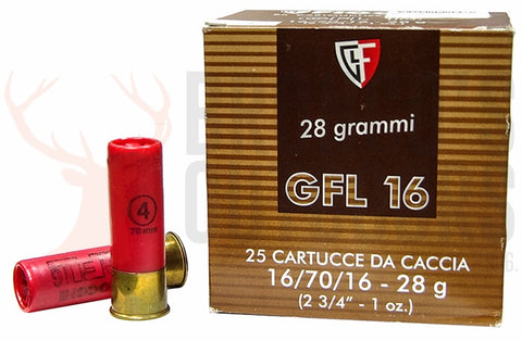 16g Fiocchi GFL 16/70/16-28g (2 3/4-1oz)