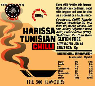 Harissa (Tunisian Chilli Sauce)