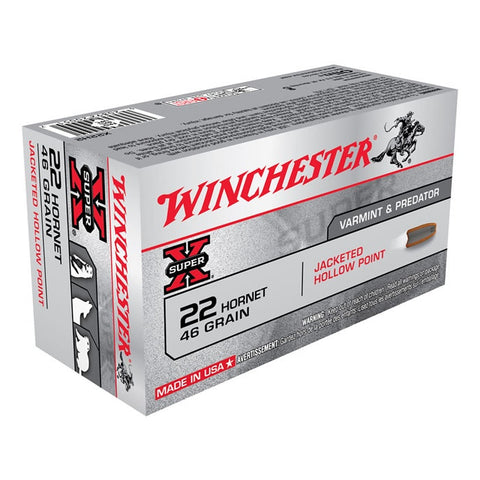 Winchester SuperX .22Hornet 46gr HP (50)