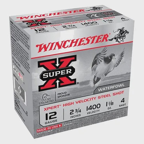 12ga Winchester Xpert Steel 2 3/4" 4 Shot 32 gram