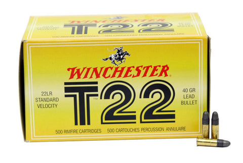 Winchester 22LR T22 40gr Lead Round Nose 1085fps