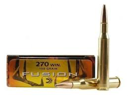 Federal 270 Win Fusion 150gr Spitzer Boat Tail 2850fps
