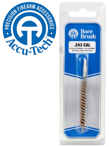 Accu-Tech Bronze Cleaning Brush: .243 cal