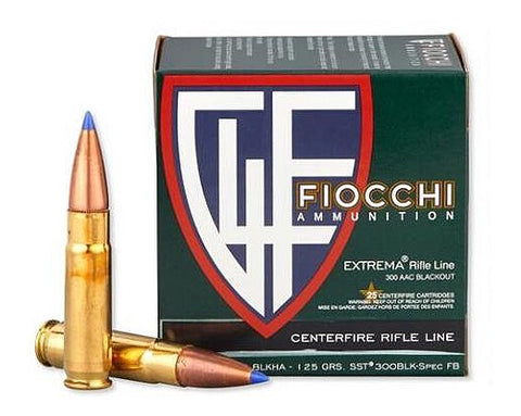 Fiocchi 300 Blackout 125gr SST, 25 rounds