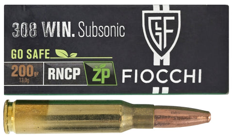 308 Fiocchi 200gr FMJ Subsonic