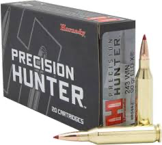Hornady 243 Win 90gr ELD-X Precision Hunter Ammunition Box of 20