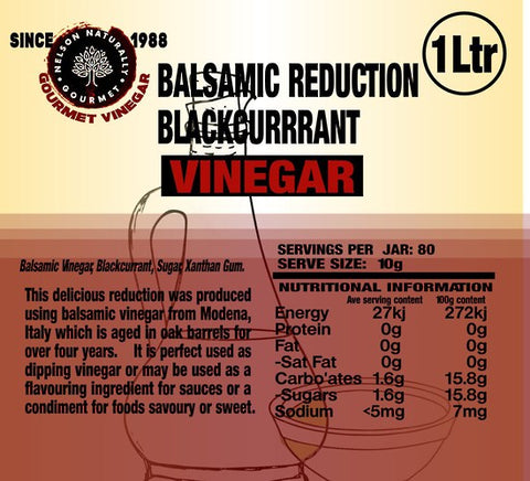 Blackcurrant Balsamic Reduction (1 litre)