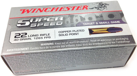 Winchester Super Speed .22 LR 40gr Ammunition