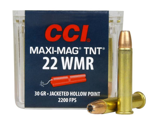 22 Maxi Mag 30gr Jacketed Hollow Point 2200fps