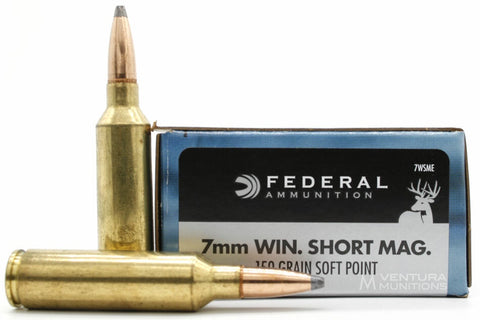 Federal 7mm WSM Power-Shok 150gr Soft Point *20 Rounds