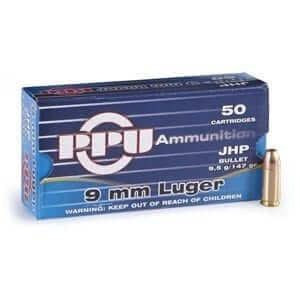 9mm Luger Jacketed Hollow point 124gr