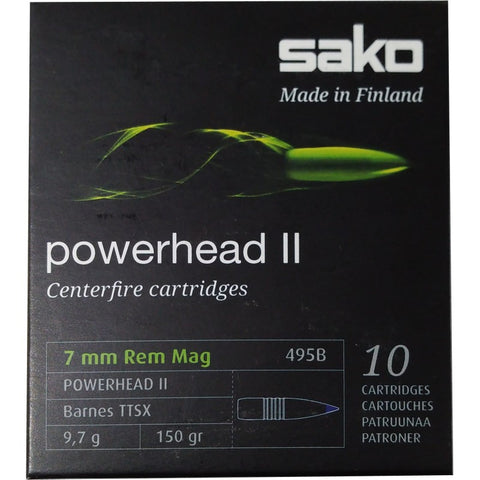 Sako 7mm Rem Mag 150GR Powerhead II (10 rounds)