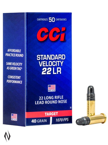 CCI 22LR Standard Velocity 40gr