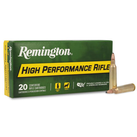 22-250 Remington  Rem 55gr PSP High Performance