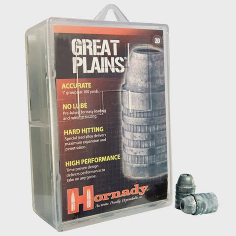 50 Cal Hornady 385gr HB-HP Great Plains Bullet Box of 20
