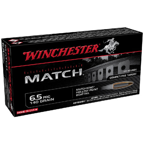 Winchester Match 6.5PRC 140gr Matchking HP