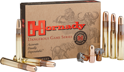 Hornady 458 Win 500gr DGS Superformance Dangerous Game Ammunition Box of 20