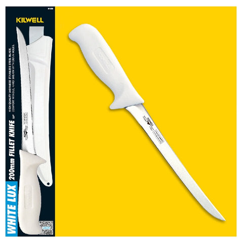 Kilwell Knife Whitelux Fillet - Flexi 200mm Blade