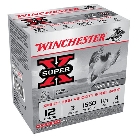 12ga Winchester Xpert Steel  3" 4 shot 32gram