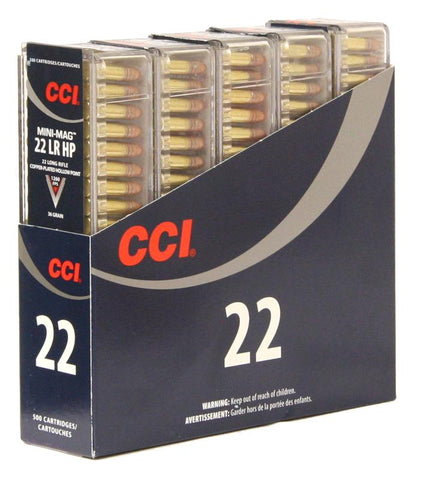22LR Mini Mag 36gr Jacketed Hollow Point 1260fps