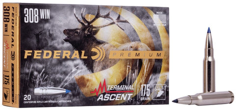 308 Win Federal Premium 175gr Termanal Ascent