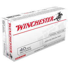 Winchester USA ValuePk .40S&W 180gr JHP (50)