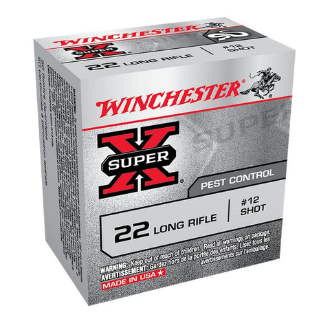 Winchester SuperX Rat/Bird Shot .22LR 12 shot (50)
