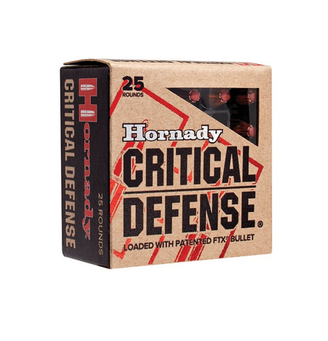 Hornady 45 ACP 185gr FTX Critical Defense Ammunition Box of 20