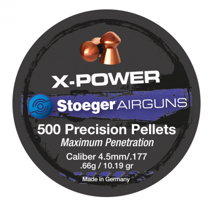 Stoeger Precision X Power .177 Pellets, 500 rounds