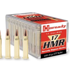 17 HMR 20gr HP-XTP Ammunition Box of 50