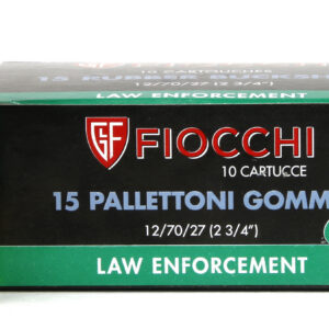 12ga Fiocchi L.E Rubber Buckshot 10rounds