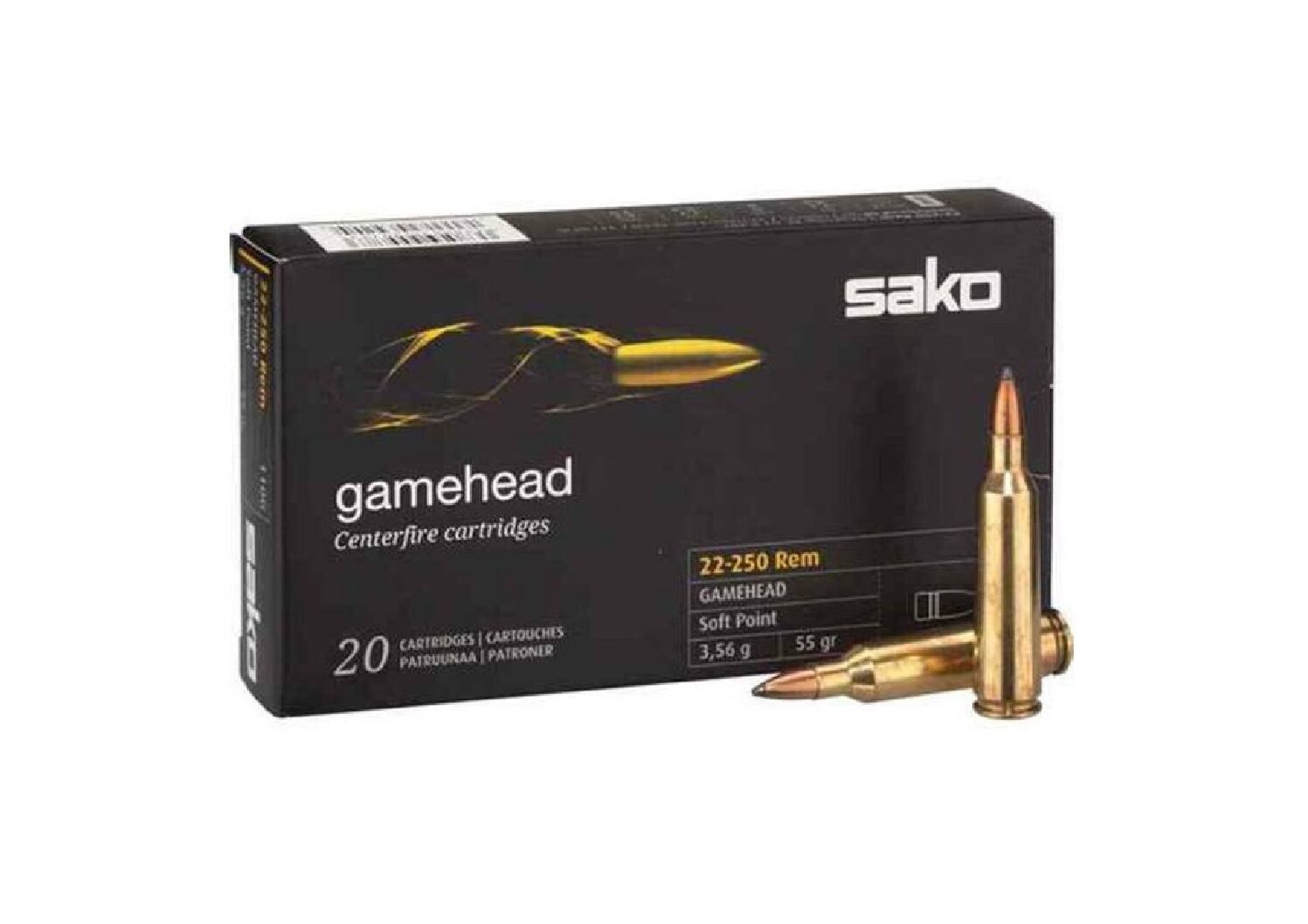 22-250 Rem Gamehead 55gr