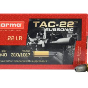 22 LR Norma Subsonic 40gr