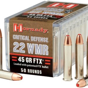 22 Magnum Hornady 45gr FTX Ammunition Box of 50AC