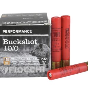 410ga Fiocchi #0 BuckShot 18gr 76mm *25 Rounds