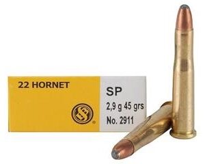 22 Hornet 45gr Soft Point