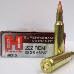 222 Rem 50gr V-Max Superformance Varmint Box of 20