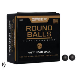 Speer .457" 143gr Lead Round Balls 100pk