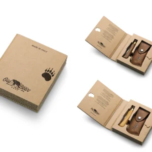 Old Bear Gift Box Walnut/Stainless