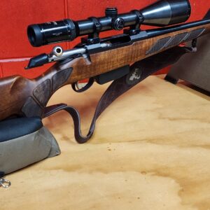 22-250 Tikka T3 Forest + Swarovski Scope 3-12x56 Nova also quality leather strap