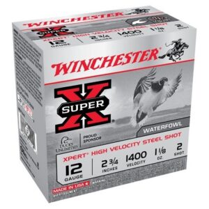 12ga Winchester Xpert Steel 2 3/4" 2 shot 32 gram