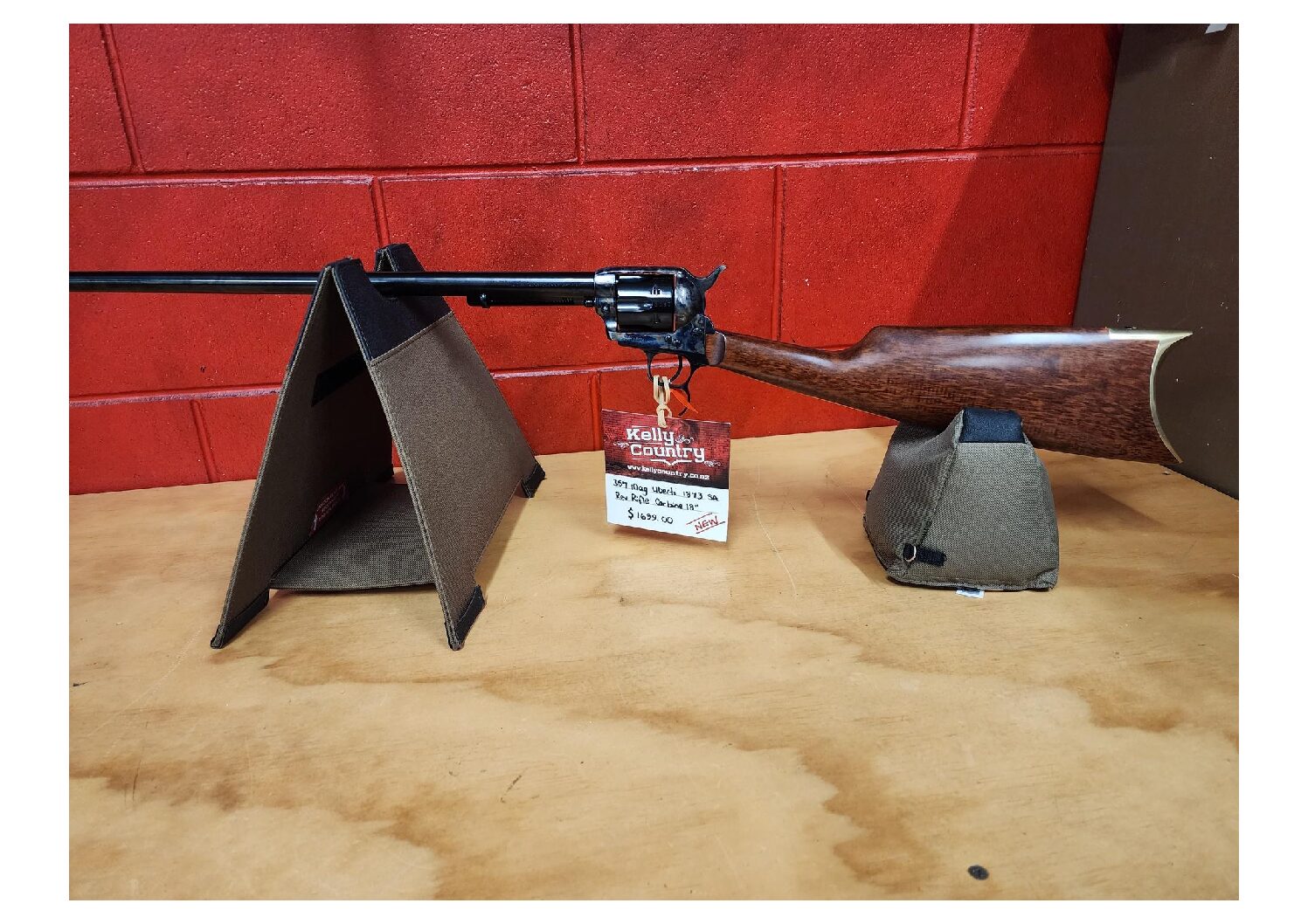 357 Mag Uberti 1873 SA Rev Rifle Carbine 18"