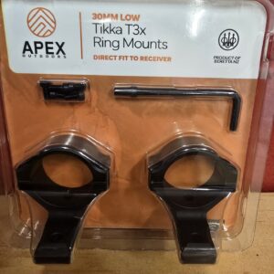 Tikka Apex T3X Ring Mounts 1"