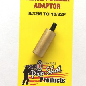 Black Powder Adaptor 10/32m to 8/32