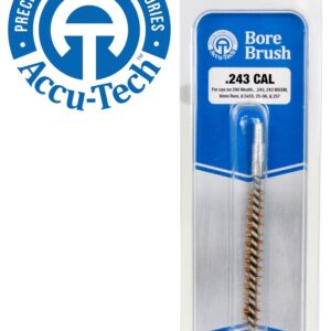 Accu-Tech Bronze Cleaning Brush: .243 cal