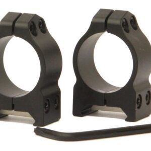 Warne CZ 550 1" Fixed Medium Rings - Matte